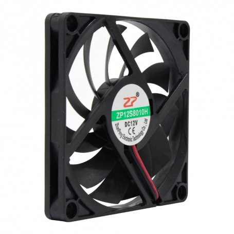 فن 12V ساده سایز 8*8 ضخامت 1cm