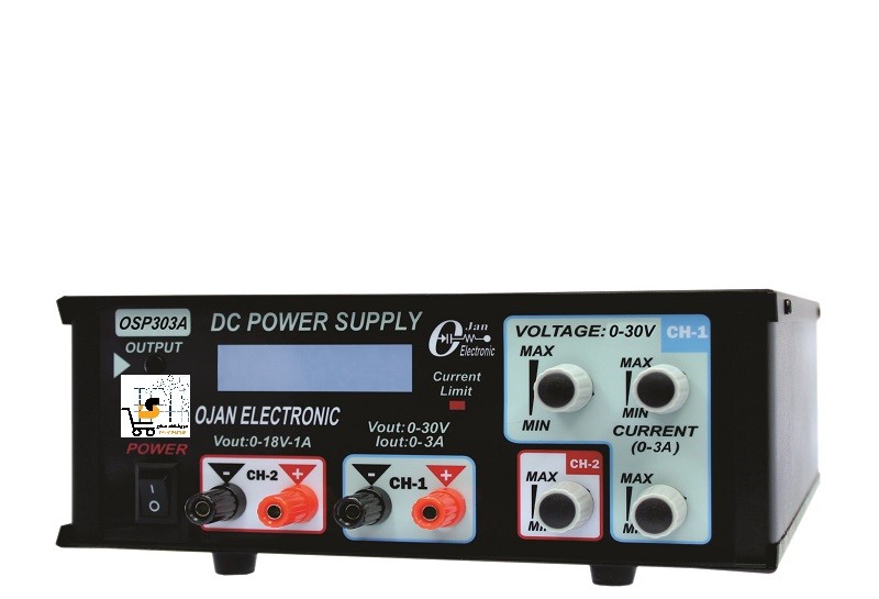 منبع تغذیه متغیر تک کانال 30 ولت 3 آمپر OSP-303