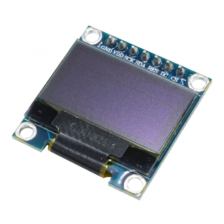 LCD oled 0.96 inch 128*64  آبی-زرد رابط SPI