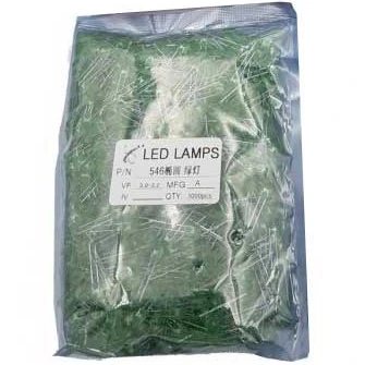 LED 5mm سبز مات پایه بلند بسته 1000 عددی