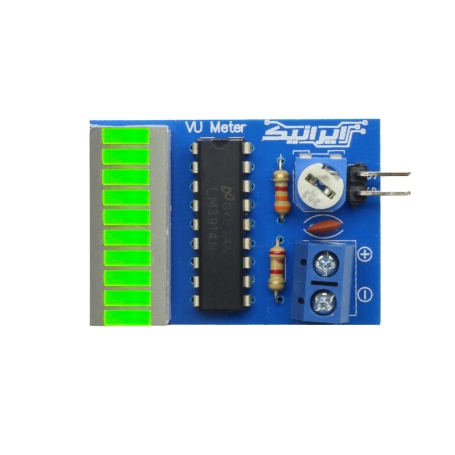 برد صوت سنج METER VU بارگراف سبز