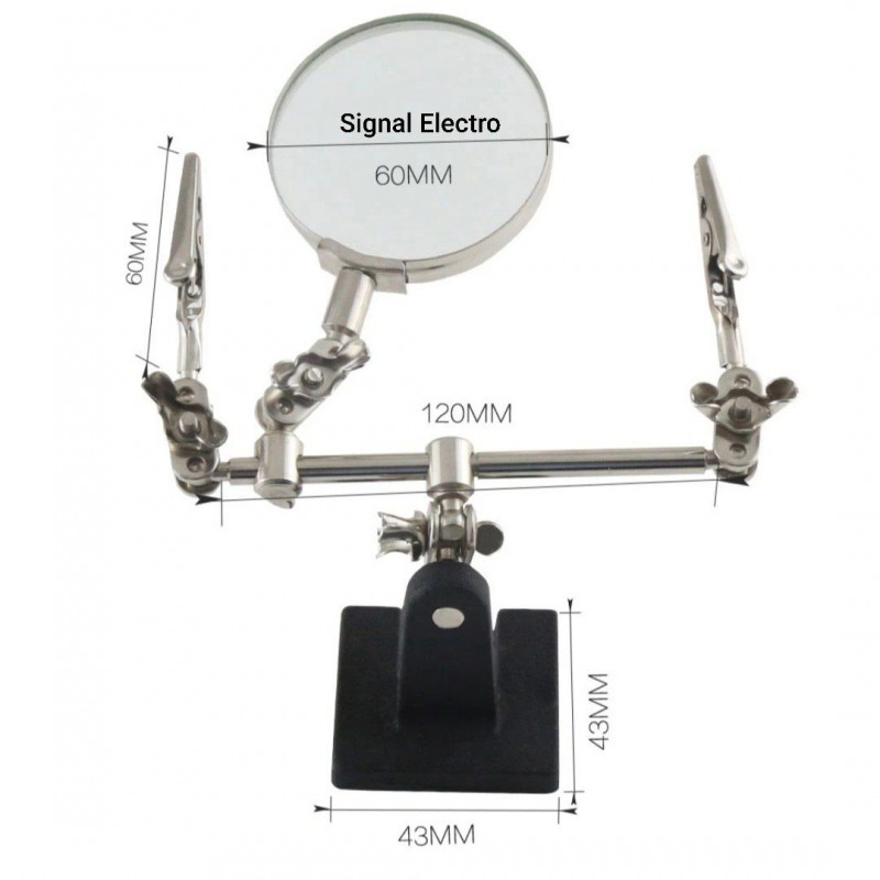 گیره مونتاژ ذره بین دار مدل BEST BST-168Z