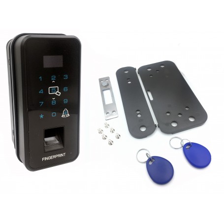 دستگاه اکسس کنترل اثر انگشت و RFID 13.56MHZ لمسی مدل B4 در حد نو