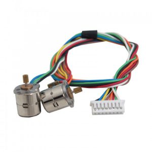 ست میکرو استپر موتور هشت میلی متری 2 فاز 4 سیم