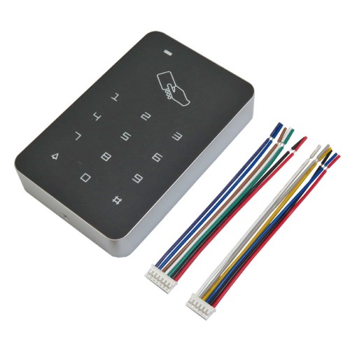 دستگاه اکسس کنترل (کنترل تردد) دارای کلیدهای لمسی و قابلیت خواندن کارت های RFID با فرکانس 13.56MHZ