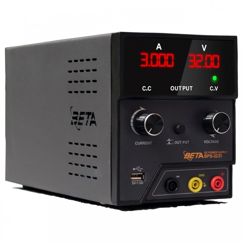 منبع تغذیه 0 تا 32 ولت 5 آمپر بتا مدل BPS-L3251