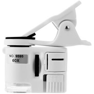 میکروسکوپ بغل عدسی دار 9696( Universal Clip Type 20X/60X LED Microscope)