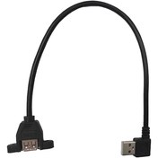 کابل افزایش طولUSB پنلی 50CM رایت