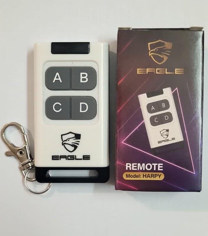 ریموت کنترل  4 کاناله کد لرن 433MHZمارک EAGLE مدل HARPY