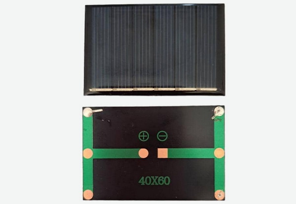 صفحه خورشیدی  2v,120mA  با ابعاد 45*45 میلی متر