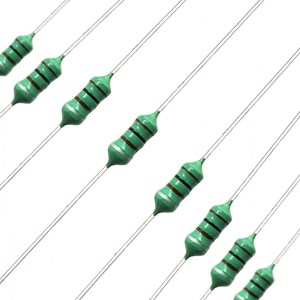 سلف مقاومتی 100uH 1/2W 101K AL0410