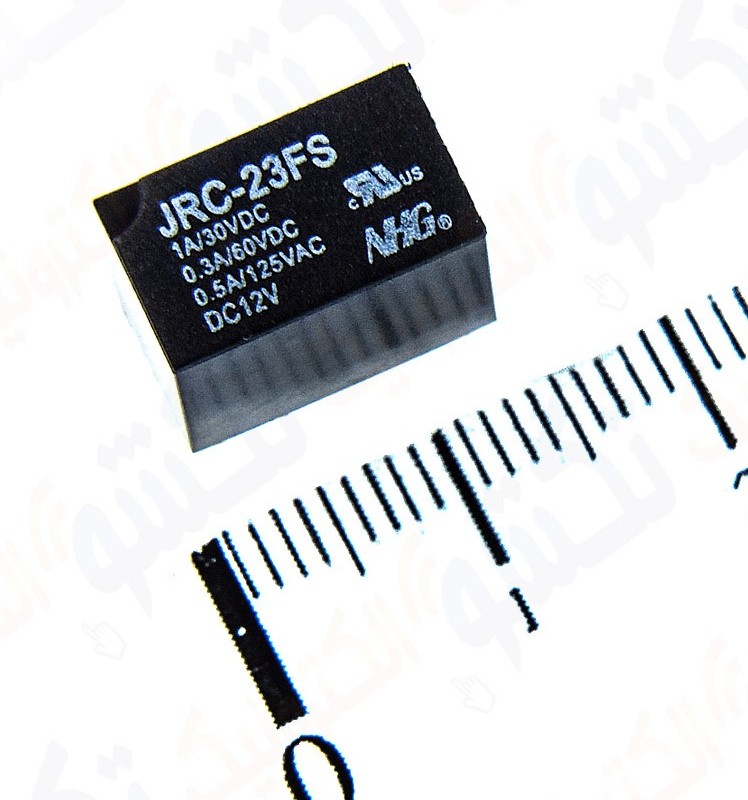 رله مینیاتوری 12 ولت 1 کنتاکت 1 آمپر  NHG-JRC-23FS-24VDC