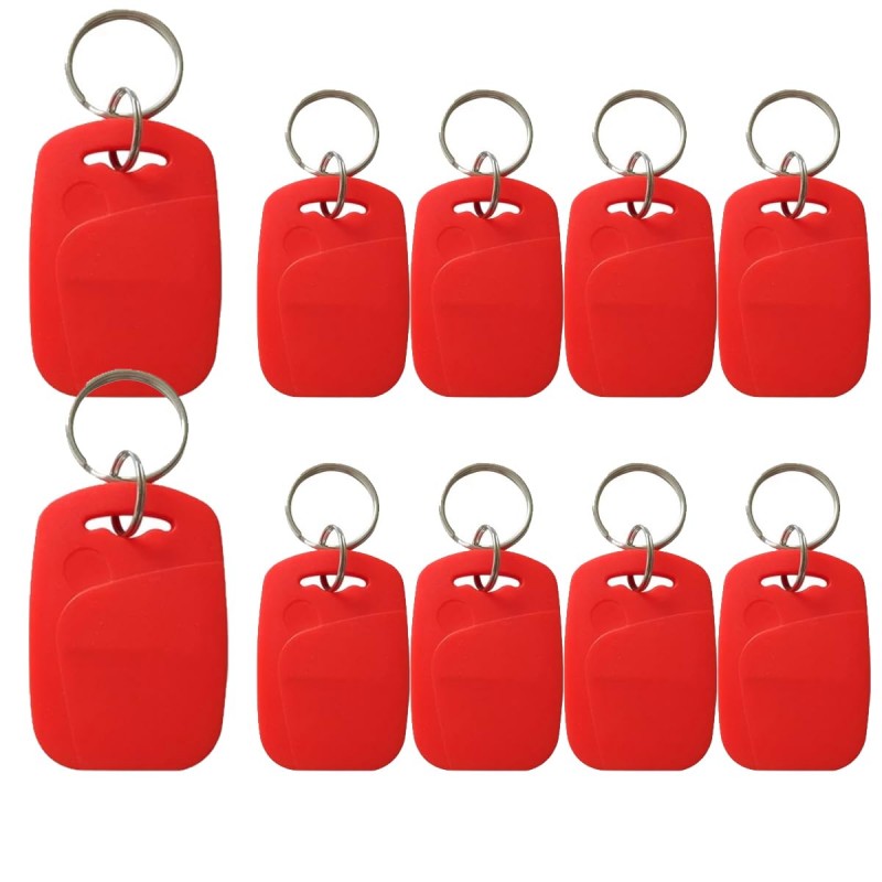 تگ  TAG RFID جا سوئیچی دو فرکانسه  125KHZ/13.56MHZ قرمز