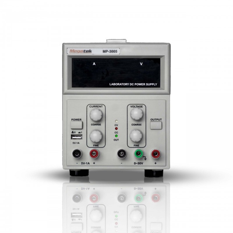 منبع تغذیه ۳۰ ولت ۵ آمپر مگاتک (MEGATEK MP-3005 (+5V ,1A Fix