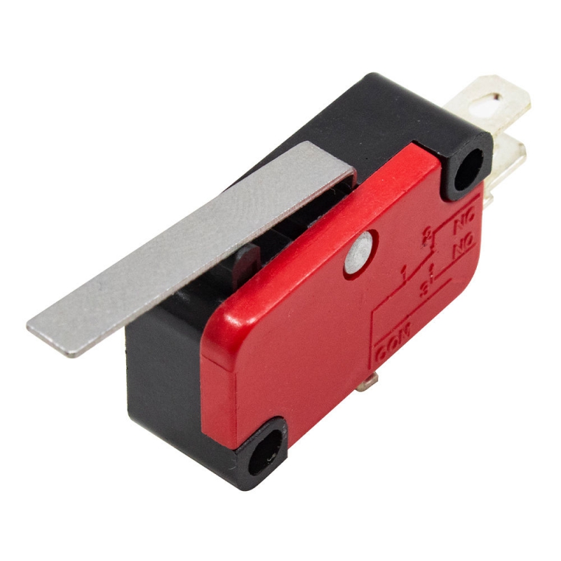 میکروسوئیچ اهرم دار 250V-15A مدل V-1C25-154 ابعاد 28mm