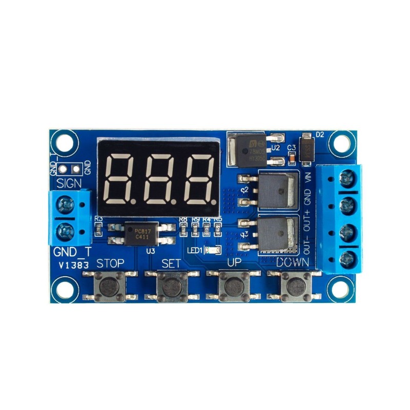 ماژول تایمر قابل تنظیم 12 تا 24 ولت با خروجی CMOS