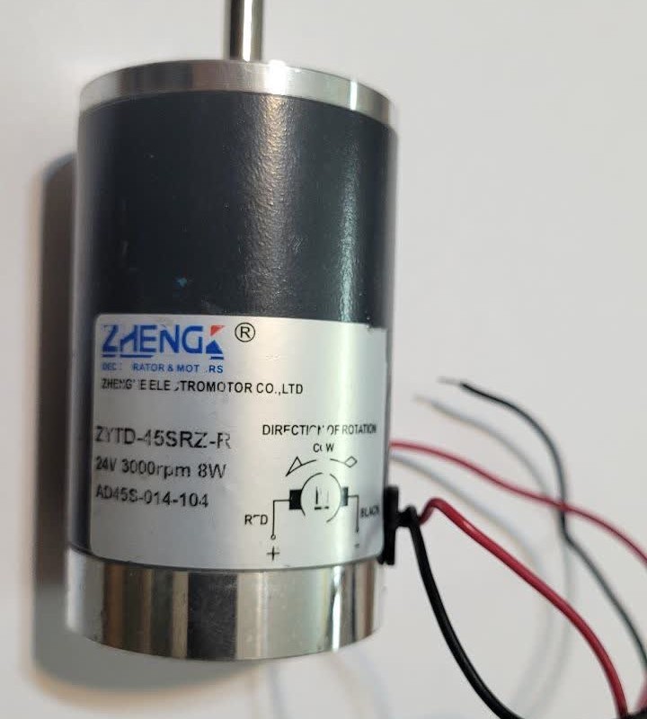 موتور دی سی  ZYTD-45SRZ_R 3000RPM 24v