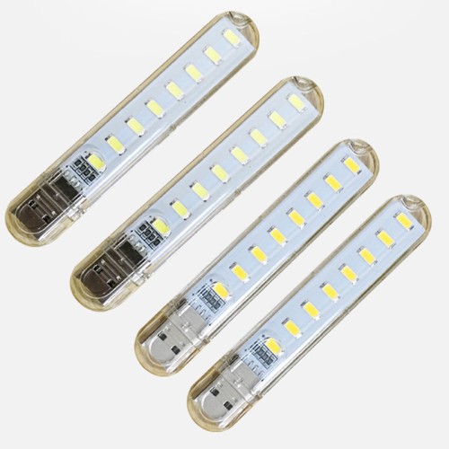چراغ مطالعه USB مهتابی با 8 عدد LED