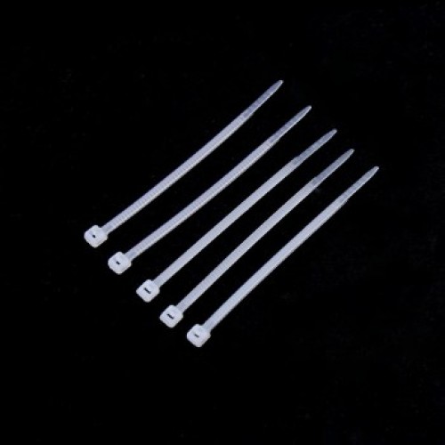 بست کمربندی (Ty-Rap) با ابعاد 3x60 میلی متر رنگ سفید- بسته 100 تایی