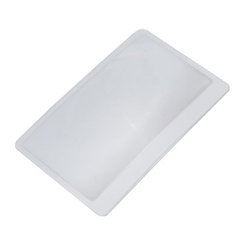 ذره بین کارتی با بزرگنمایی 3 برابر و ابعاد 85x55 میلی متری