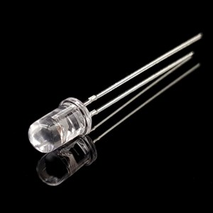 ال ای دی 5mm قرمزشیشه ای پایه بلند بسته 1000 عددی