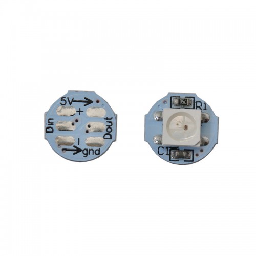 ماژول LED RGB WS2812B ( نئوپیکسل RGB با هیت‌ سینک با ماژول WS2812B)