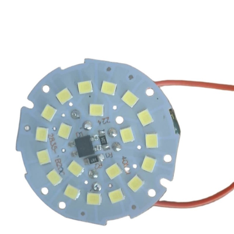 چیپ LED با ولتاژ 220V رنگ سفید( 20 LED)