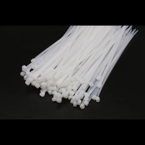 بست کمربندی - Ty-Rap سفید سایز 4x150 میلی متر - بسته 50 عددی