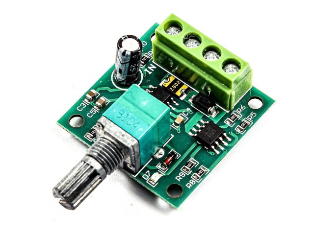 ماژول درایور و کنترل سرعت موتور DC-1803BK جریان 2A