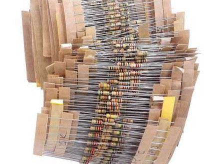 رنج پرکاربرد مقاومت های 1/4 وات 40 تایی بسته 50 عددی