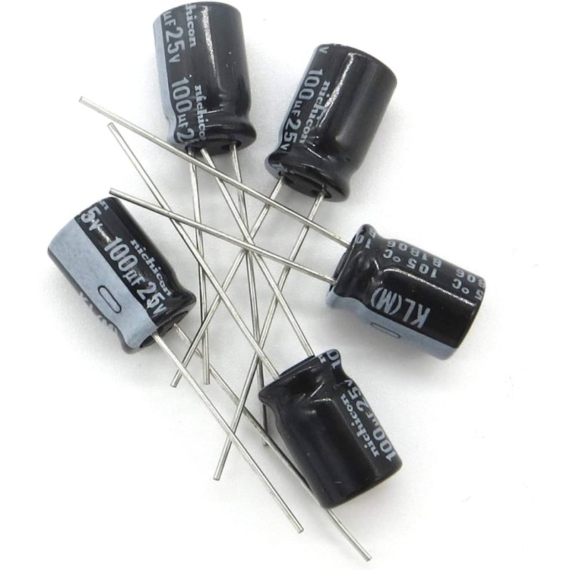 خازن الکترولیتی 100uf-25v