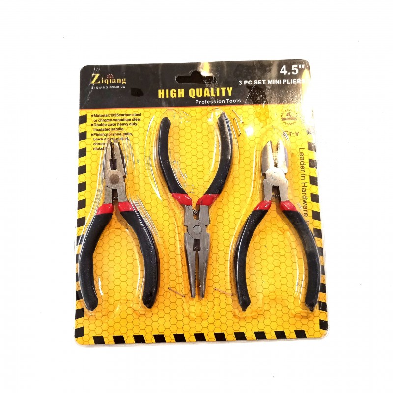 ست انبر دست سیم چین و دم باریک برند Ordely