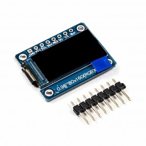 ماژول نمایشگر 0.96 اینچ LCD تمام رنگ IPS دارای ارتباط SPI