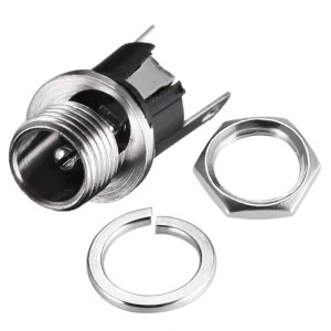 جك آداپتور مادگی مهره خور فلزی DC-025M