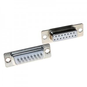 کانکتور مادگی DB15 و 15 پین صاف( 15PIN D-SUB SOLDER FEMALE)