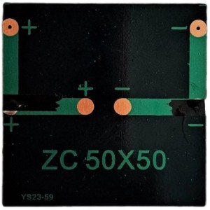 صفحه خورشیدی  3v,120mA  با ابعاد 50*50 میلی متر