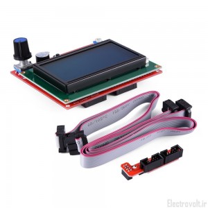 نمایشگر LCD گرافیکی 64*128 پرینتر سه بعدی