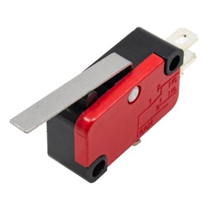 میکروسوئیچ اهرم دار 250V-15A مدل V-1C25-152 ابعاد 28mm
