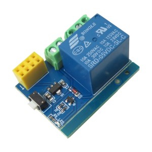 ماژول رله 5 ولت یک کاناله با قابلیت افزودن کنترل WIFI با هسته ESP8266
