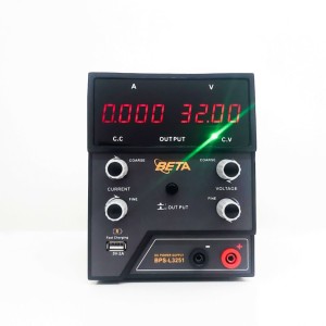 منبع تغذیه 0 تا 32 ولت 5 آمپر بتا مدل BPS-L3251  new ( چهار ولوم)