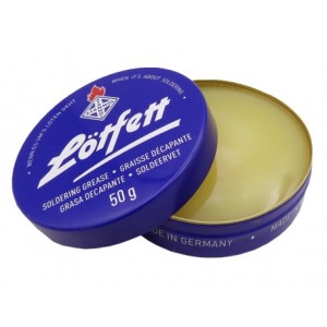 روغن لحیم استانول لاتفت آبی 50 گرمی Lotfett Stannol