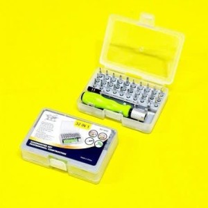 پیچ گوشتی موبایلی 32 عددی جعبه کادویی