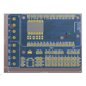 شیلد موتور درایور L293D با قابلیت اتصال برد NodeMCU و کنترل وایفای