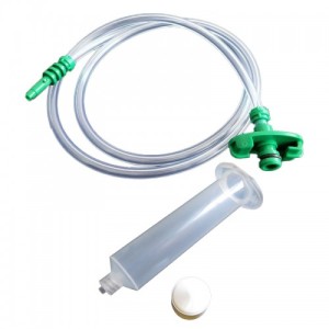 سرنگ صنعتی 30cc دارای شلنگ و کانکتور پلاستیکی