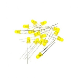 LED زرد 3mm برند SUN EVER بسته 1000 عددی