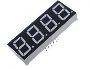 سون سگمنت 4 دیجیت ساعتی ایستاده 0.28 اینچ سبز کاتد مشترک