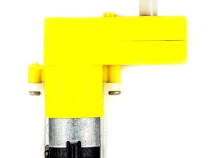 آرمیچر گریبکس پلاستیکی زرد رایت Gearbox  dc تک شافت1A48