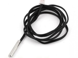 سنسور دمای 10K NTC ضد آب سیمدار با پوشش استیل ضد زنگ (طول سیم 0.5 متر)