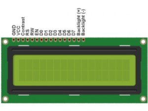 نمایشگر سبز 2*16 LCD باز سازی شده