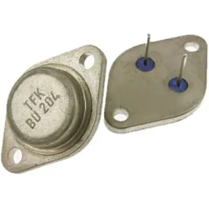 BU204 ORIGINAL یک ترانزیستور NPN قدرت با ولتاژ 1300 ولت و جریان 2.5 آمپر